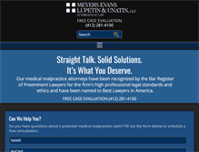 Tablet Screenshot of meyersmedmal.com